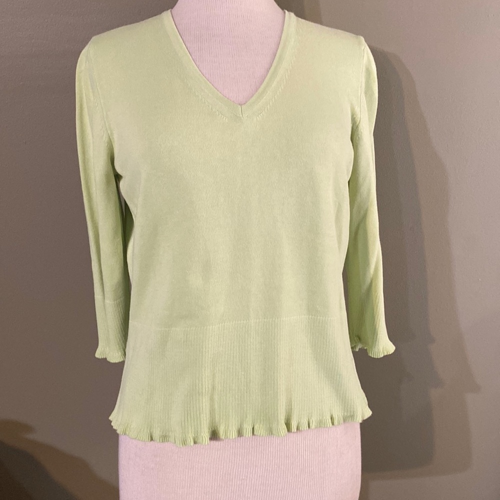 Lime green sweater